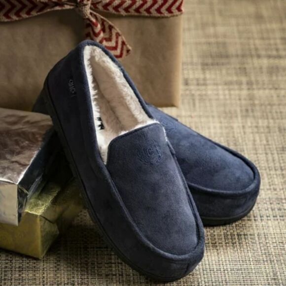 BRAND NEW CHAPS MEN'S SLOPES MOCCASIN SLIPPER - Picture 14 of 14